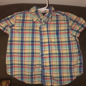 Plaid Ralph Lauren polo shirt